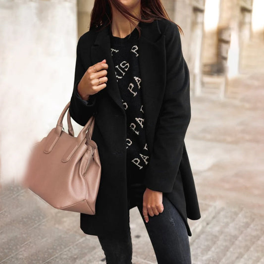 Winterjas - Dames - Extra Lang Design - Polyester - Warm en Comfortabel, Met Praktische Zakken