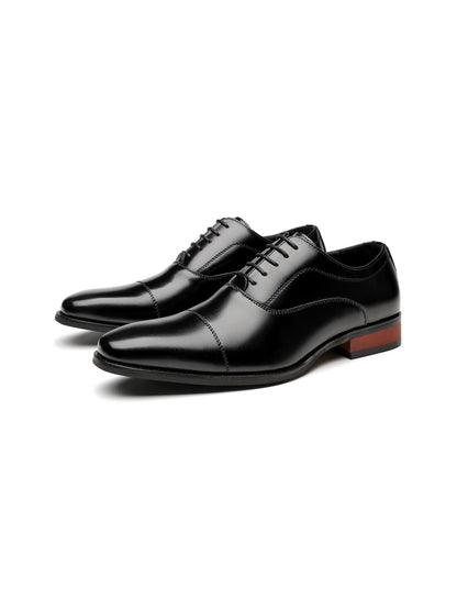 Leer Schoenen - Heren - Cap toe en Vetersluiting