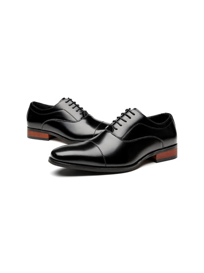 Leer Schoenen - Heren - Cap toe en Vetersluiting