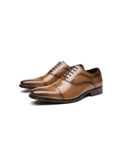 Leer Schoenen - Heren - Cap toe en Vetersluiting