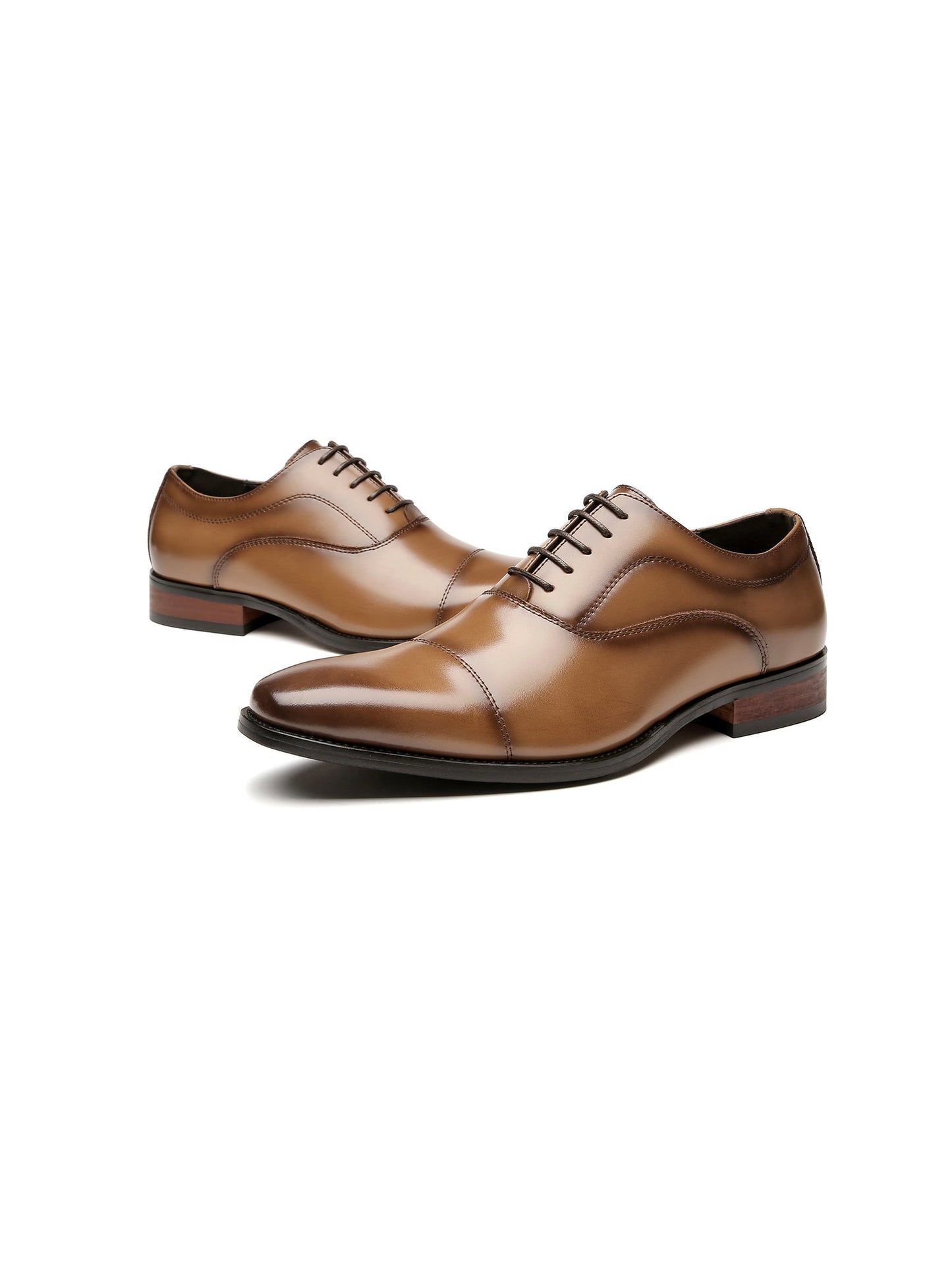 Leer Schoenen - Heren - Cap toe en Vetersluiting