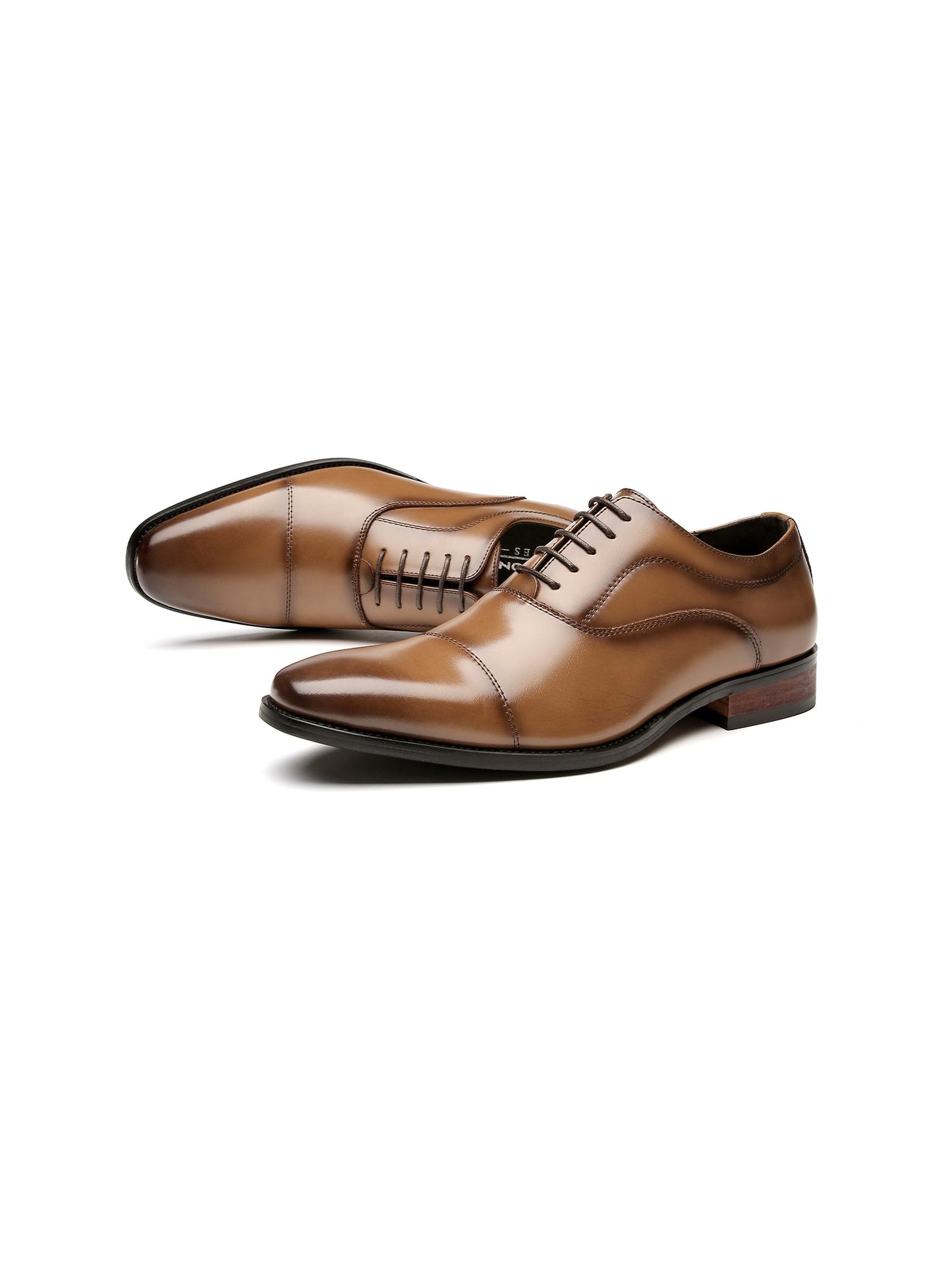 Leer Schoenen - Heren - Cap toe en Vetersluiting