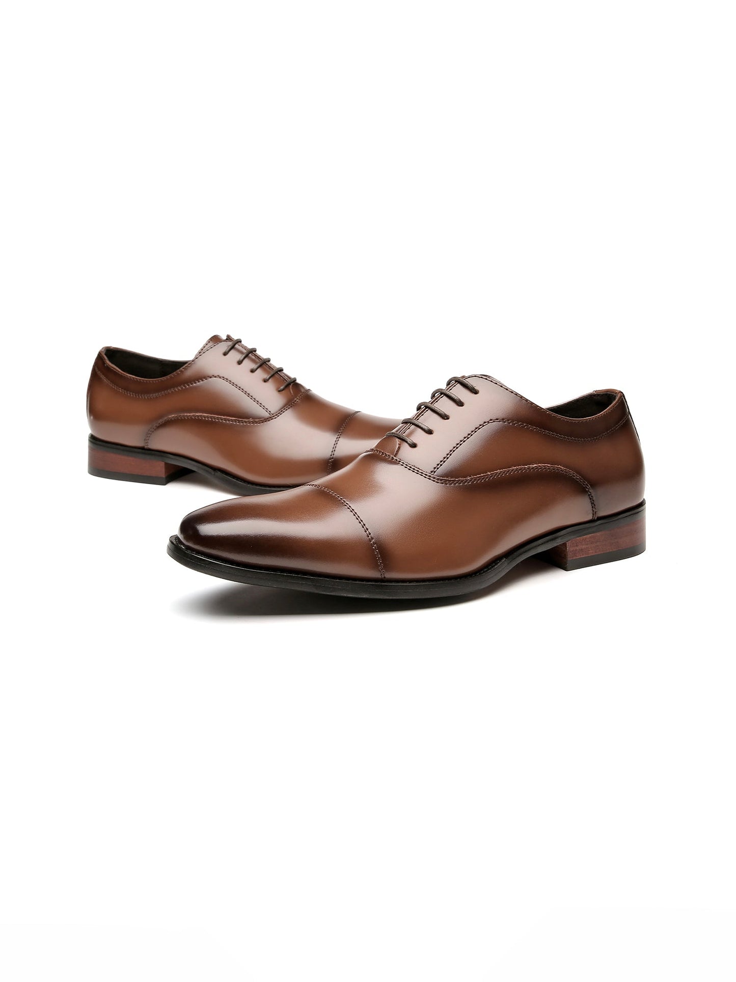 Leer Schoenen - Heren - Cap toe en Vetersluiting