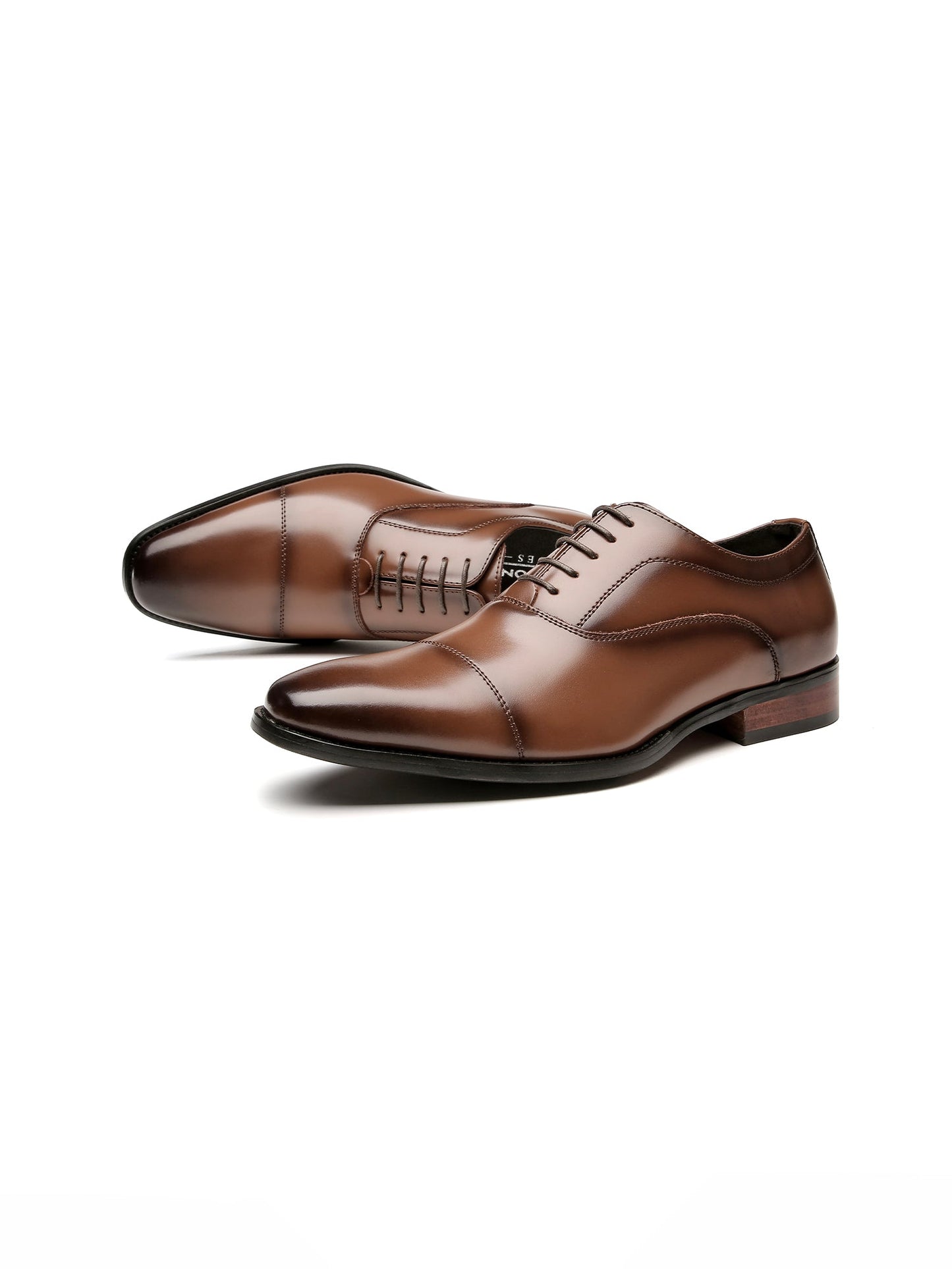 Leer Schoenen - Heren - Cap toe en Vetersluiting