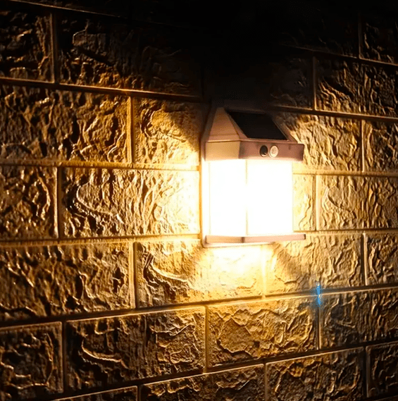 Tuinspot op zonne-energie met bewegingssensor waterdicht voor buiten eenvoudig te installeren