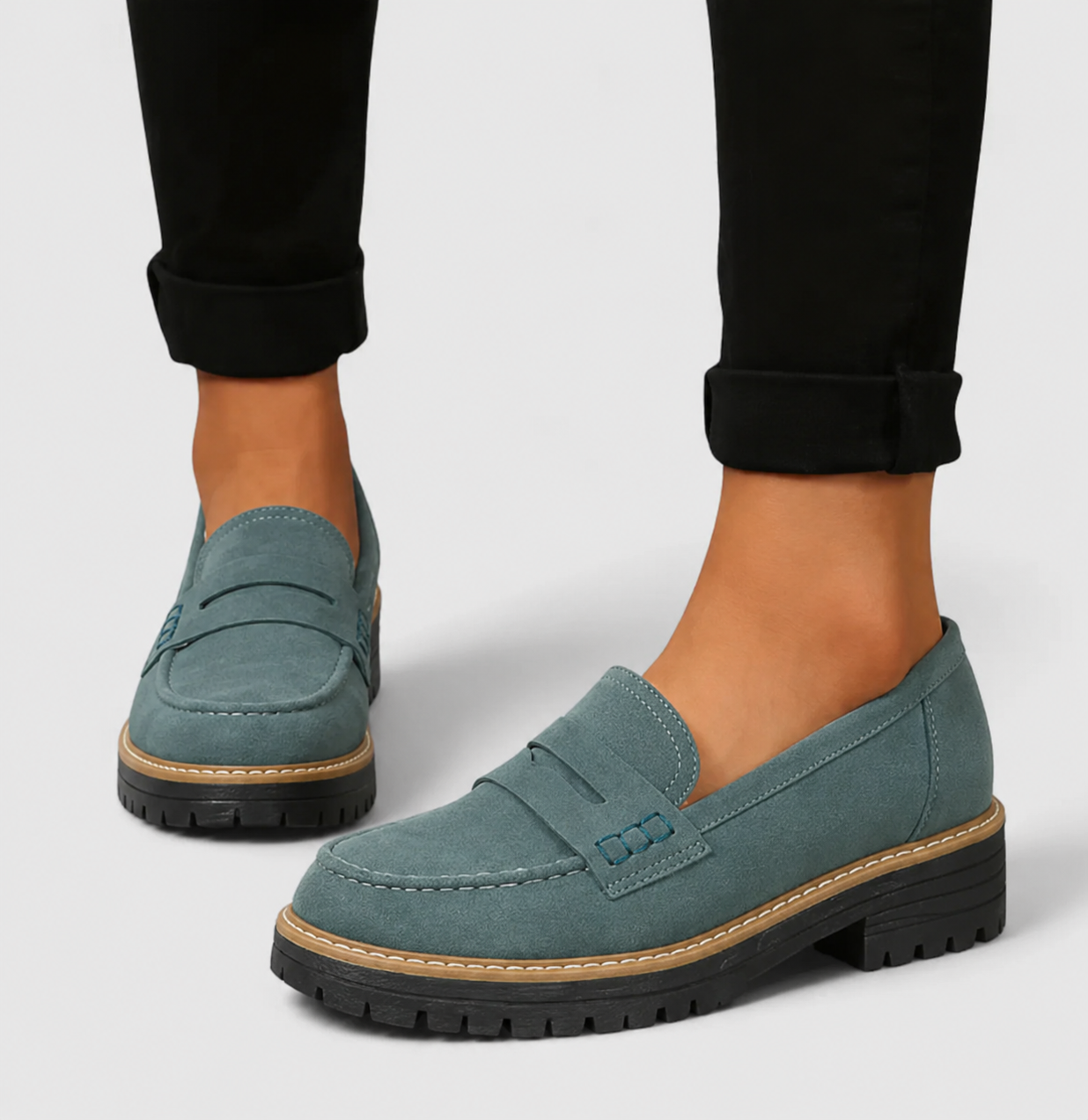 Orthopedische instap loafers dames - comfortabele verzorgde instappers met voetsteun
