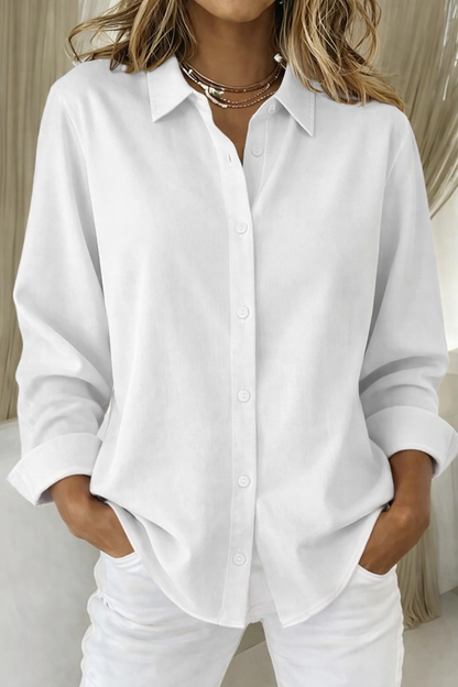 Elegante knoopblouse dames - verfijnde stijlvolle blouse met knopen