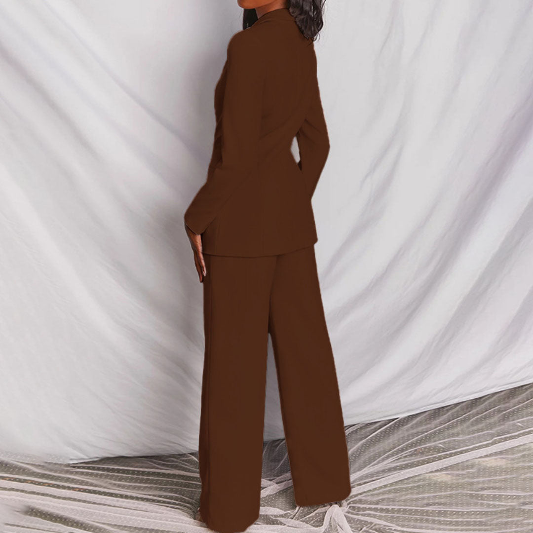 Chique blazer en broek set dames, elegant tweedelig - foto 10