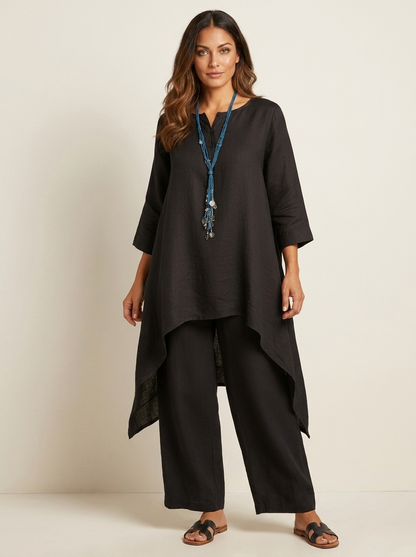 Tuniek set dames in zwart