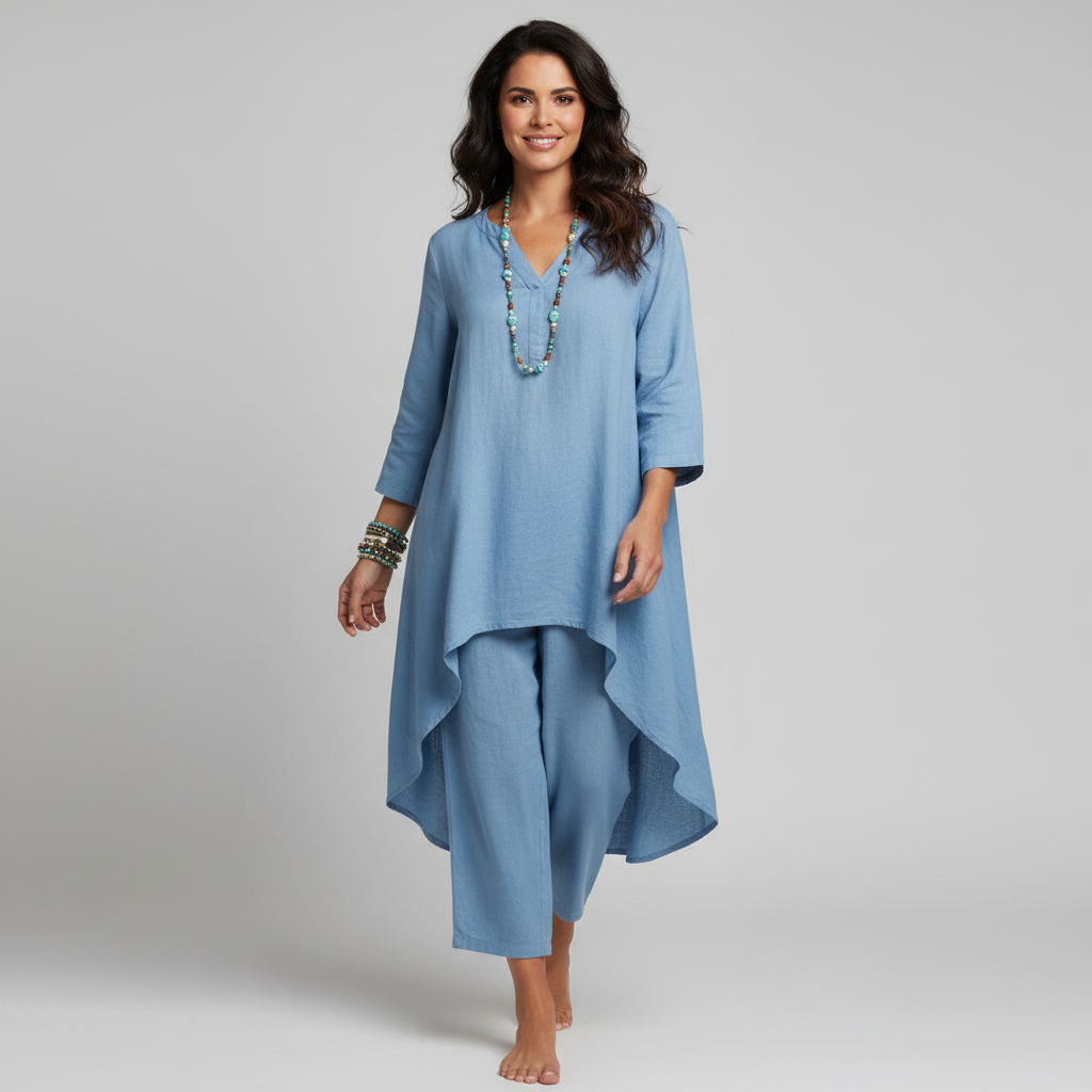 Tuniek set dames - draagbeeld