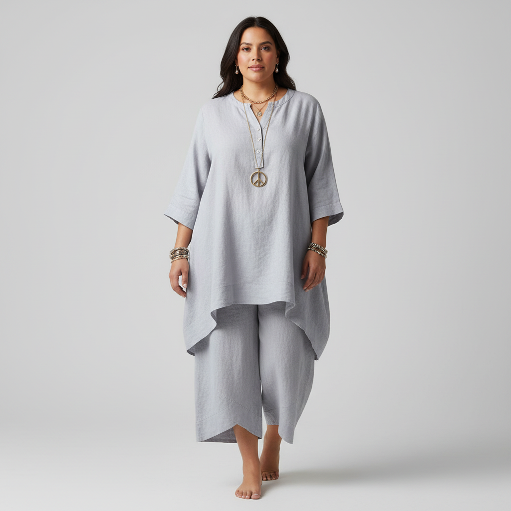 Tuniek set dames - draagbeeld