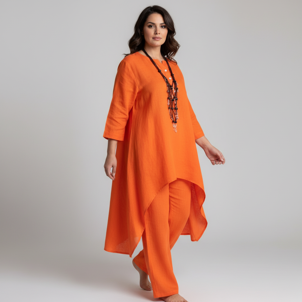Tuniek set dames - draagbeeld