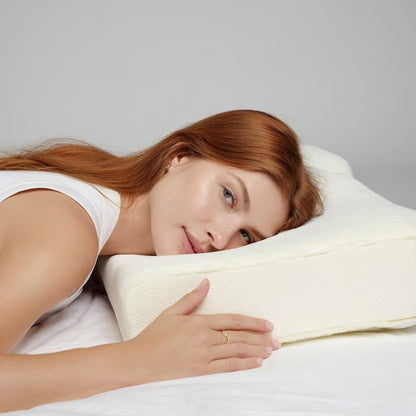 Hoofdkussen van traagschuim vlinderkussen met ergonomische neksteun