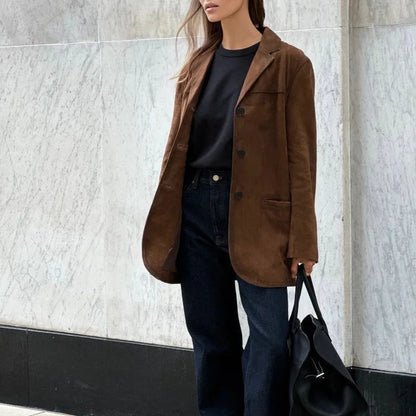 Blazer Dames in Bruin