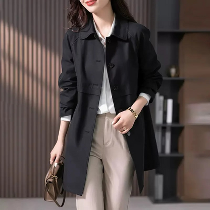 Trenchcoat Dames in Zwart