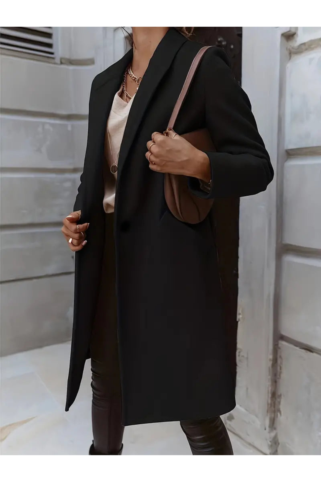 Trenchcoat Dames in Zwart