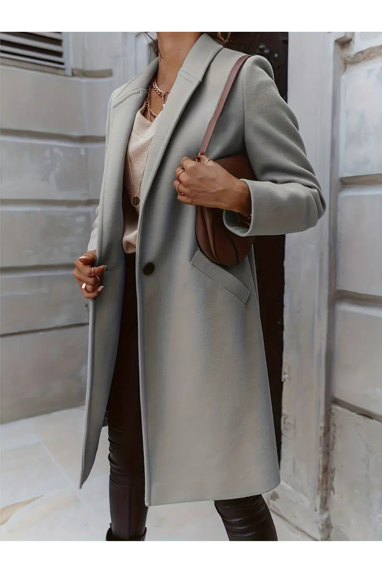 Trenchcoat Dames in Grijs