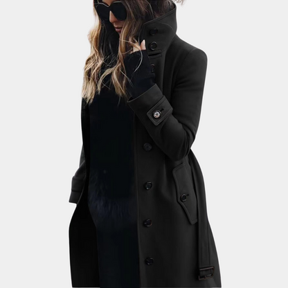 Trenchcoat Dames in Zwart