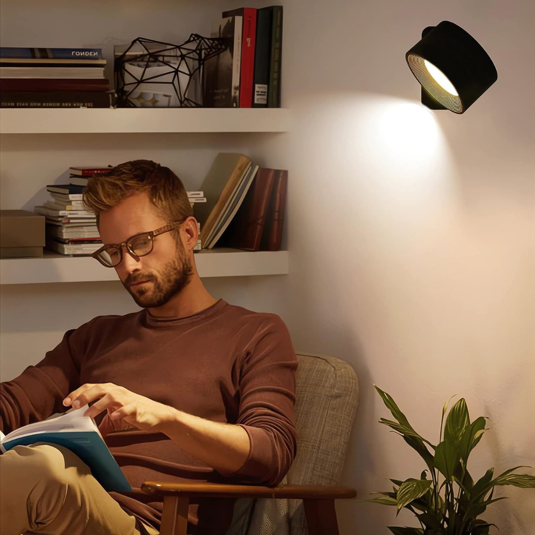 Draadloze LED Wandlamp Oplaadbaar – Binnen en Buiten Verlichting