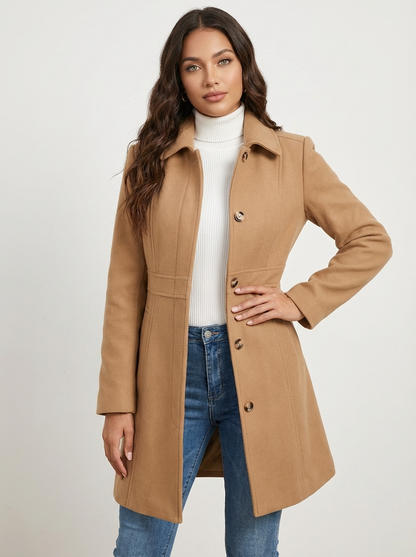 Mantel dames A-lijn - draagbeeld