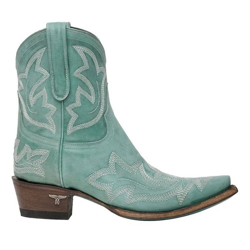 Texas - Geborduurde Cowboylaarzen - Bruin - Premium Leder