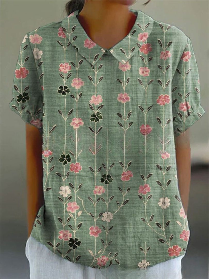 Bloemenblouse dames alle kleuren - luchtig en vrouwelijk voor lente zomer