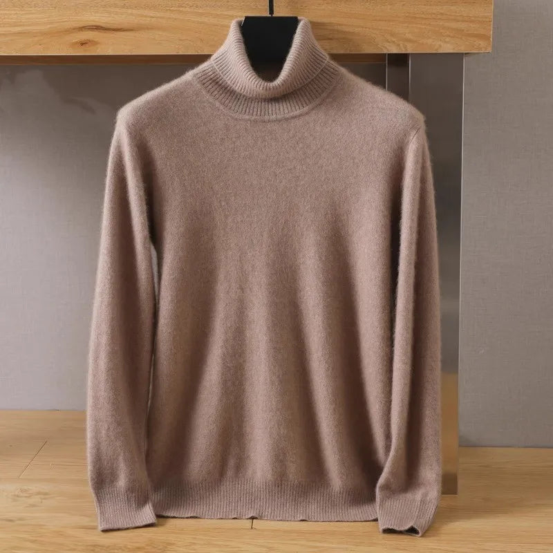 Coltrui heren met zachte melange in Taupe