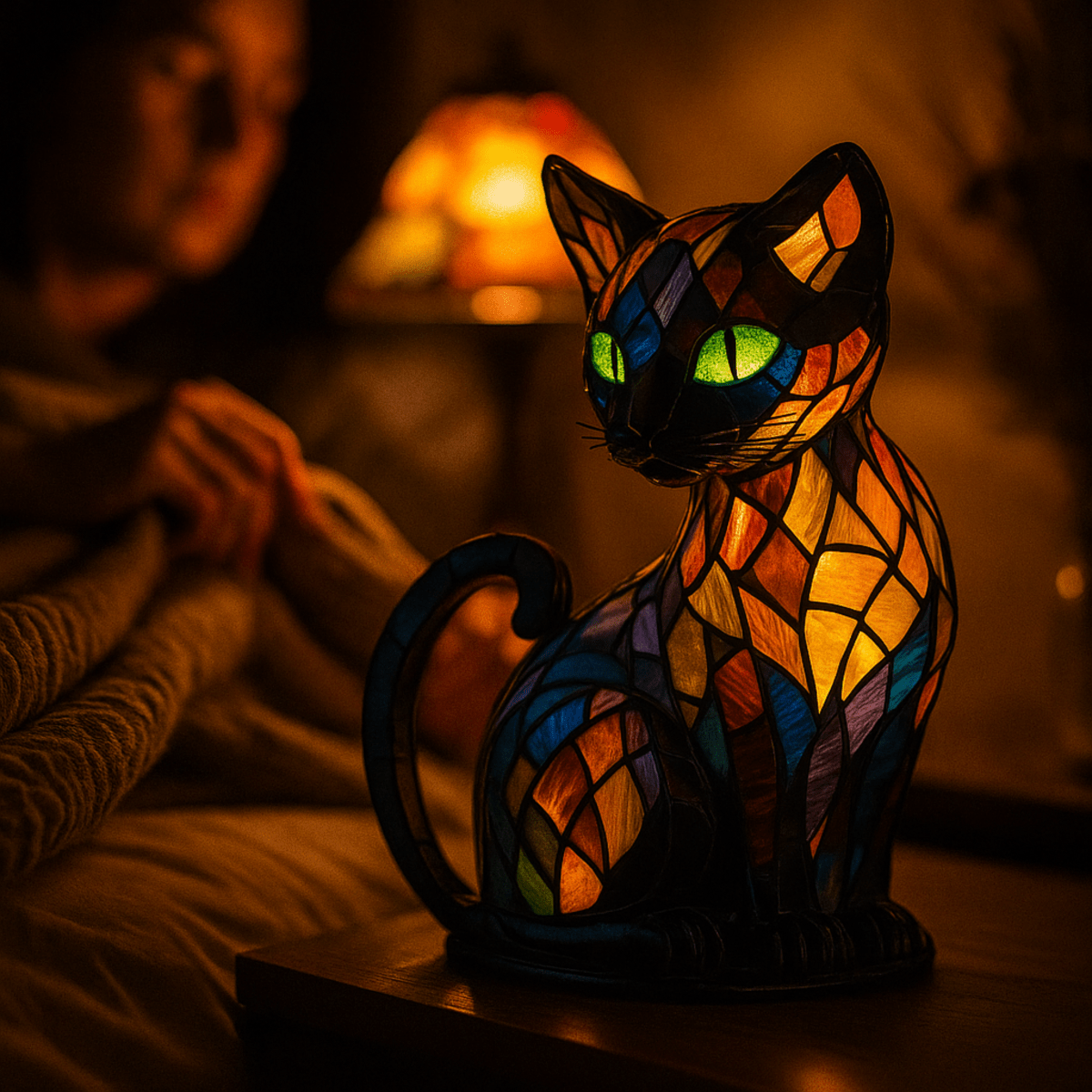 Felilux Katten Nachtlamp met Zacht LED-licht en Touch-Bediening