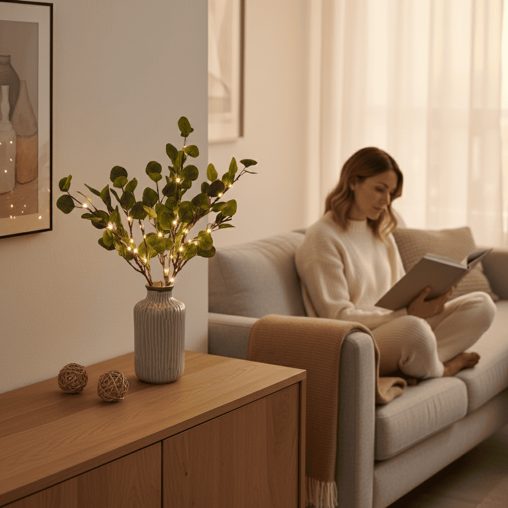 NatureGlow LED taklamp warm licht buigbaar en draadloos