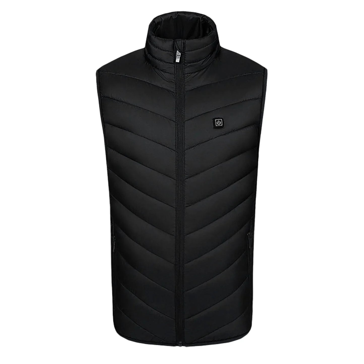 Verwarmd bodywarmer vest met usb - 3 standen in zwart