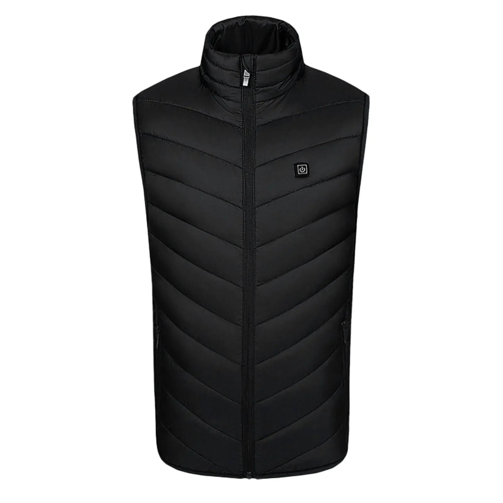 Verwarmd bodywarmer vest met usb - 3 standen in zwart