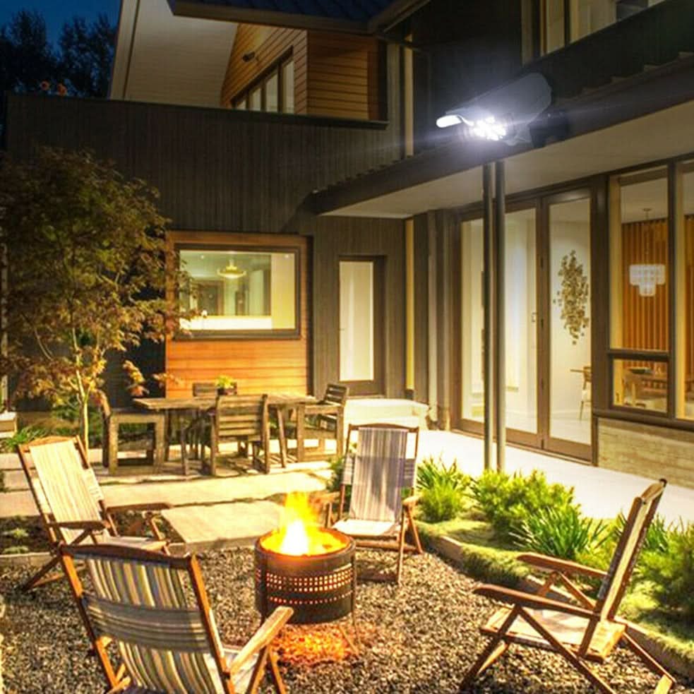 LED solar buitenlamp op zonne-energie met bewegingssensor voor veiligheidsverlichting