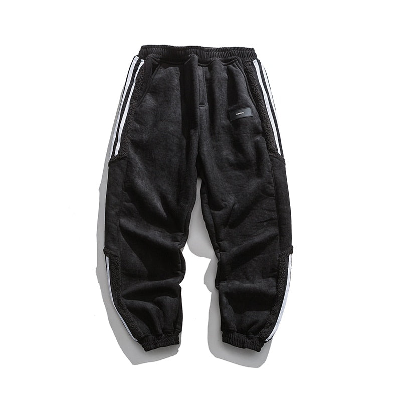 Heren Streetwear Broek - Premium Katoen - Gestreept Design - Elastische Taille