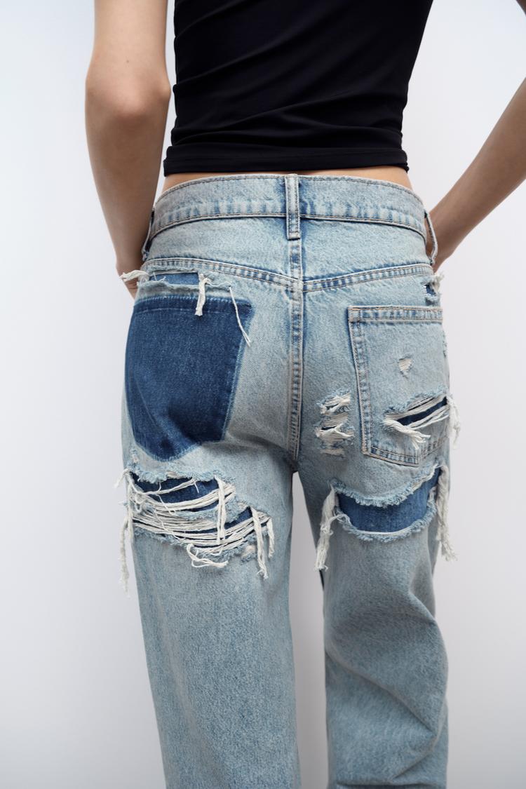 Ripped High Waist Jeans - Dames - Modieuze look met praktische zakken