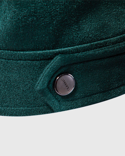 Heren Suede Bomberjas - Heren - Open Kraag - Stijlvolle Casual Look voor Herfst en Lente