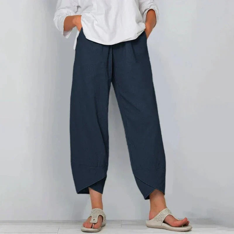 Chique zomerbroek dames - luchtige stijlvolle broek voor warme dagen