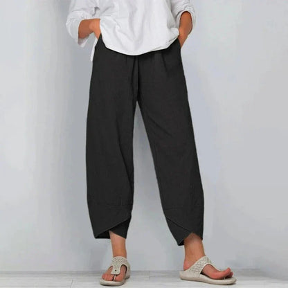 Chique zomerbroek dames - luchtige stijlvolle broek voor warme dagen