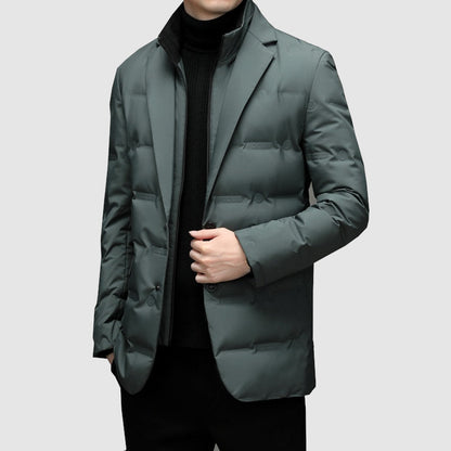 Heren Premium Jas - Elegantie en Warmte - Winter & Overgangsseizoen