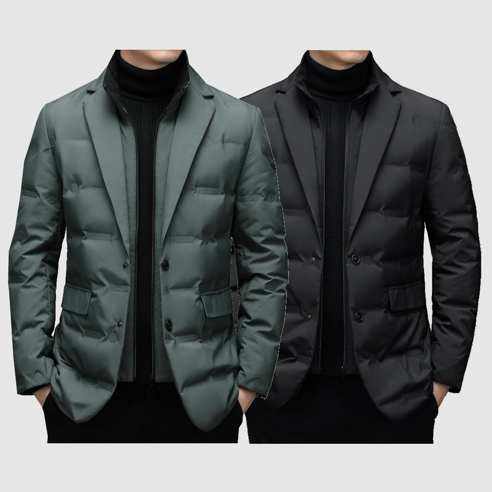 Heren Premium Jas - Elegantie en Warmte - Winter & Overgangsseizoen