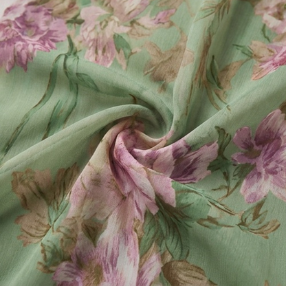 Halter maxi-jurk dames met bloemenprint - detailfoto