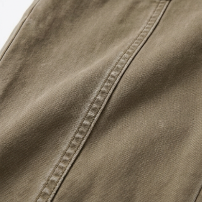 Utility broek dames met hoge taille - detailfoto