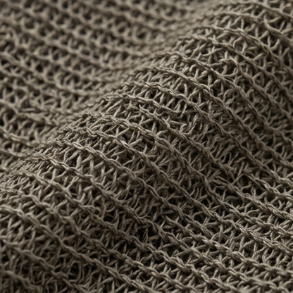 Haltertop dames met watervalhals - detailfoto