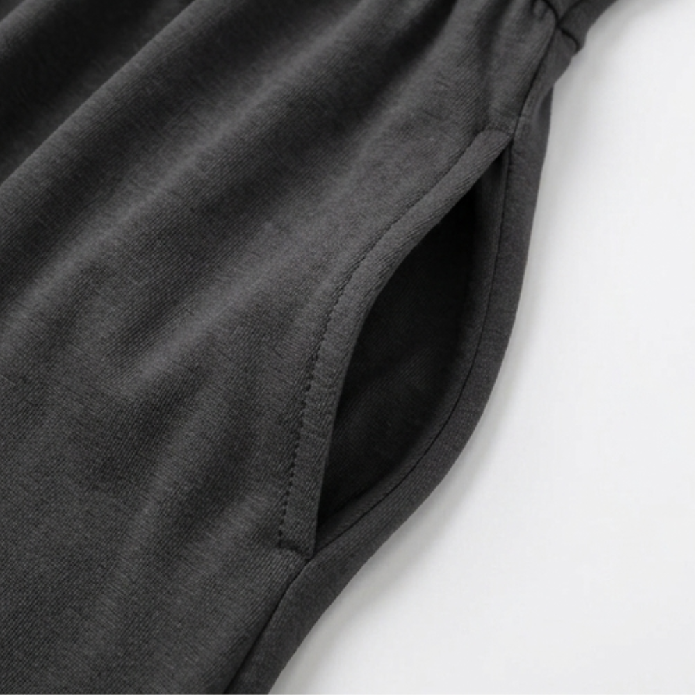Midi-jurk dames met gekruiste V-hals - detailfoto