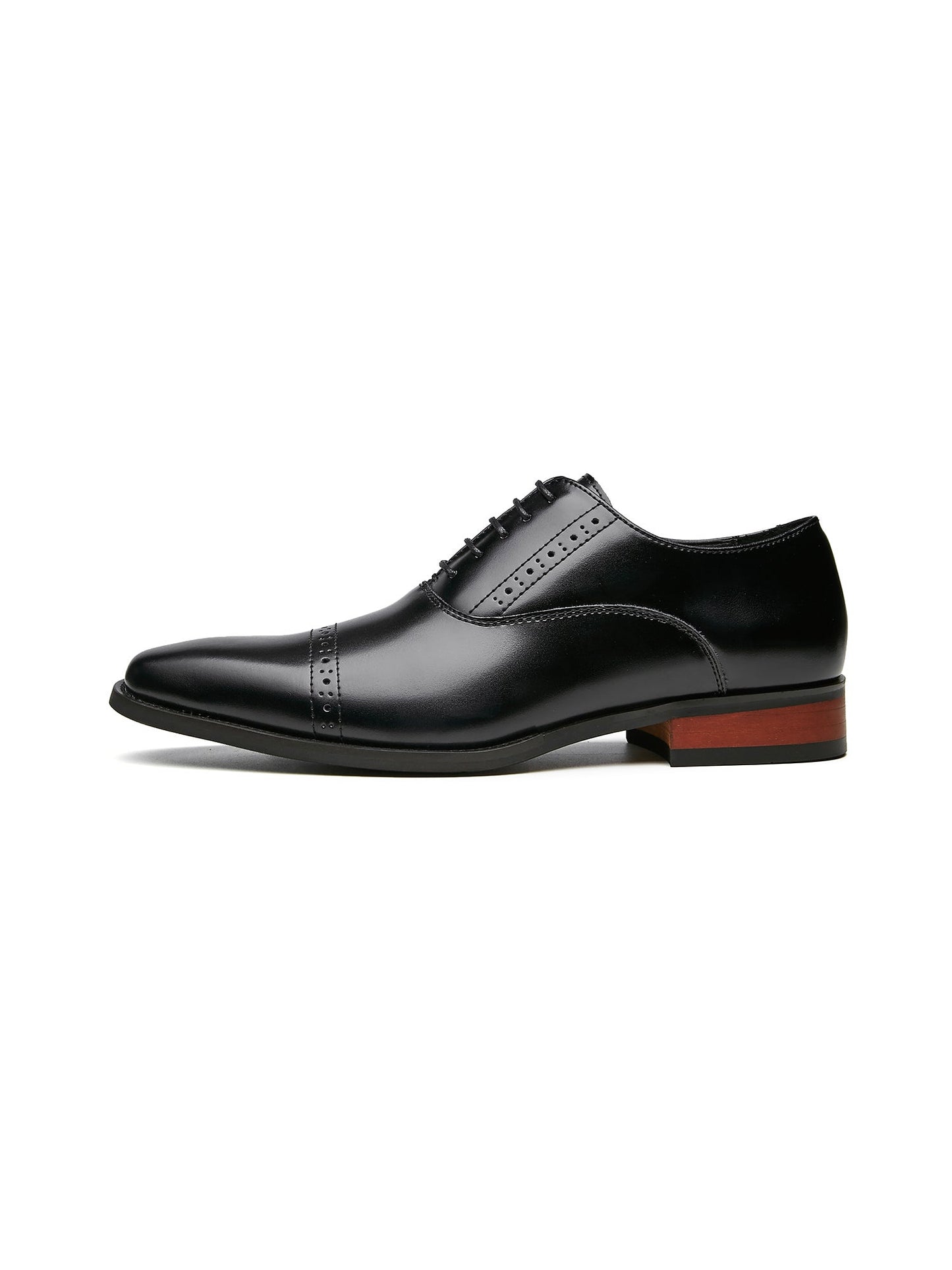 Leren schoenen - Heren - Cap toe en vetersluiting