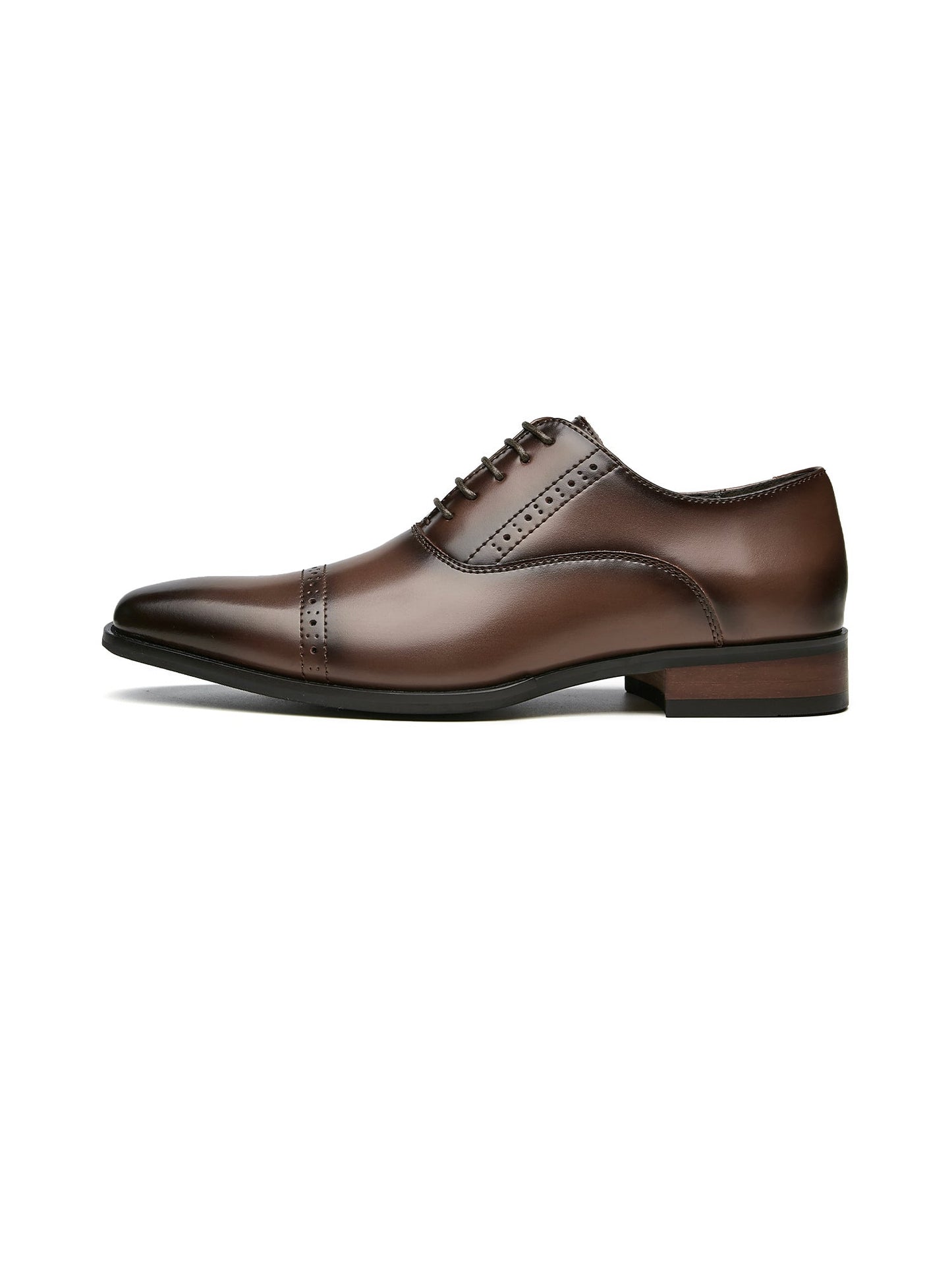 Leren schoenen - Heren - Cap toe en vetersluiting