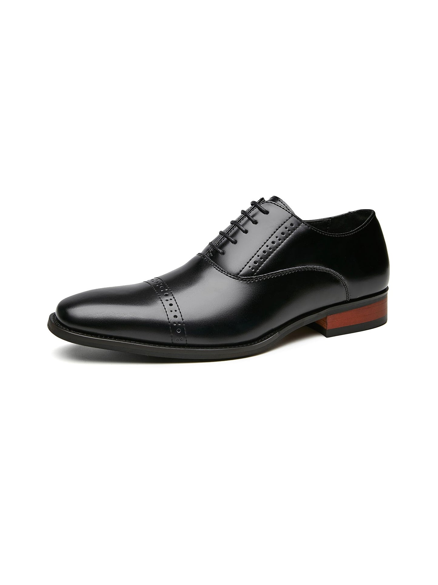 Leren schoenen - Heren - Cap toe en vetersluiting