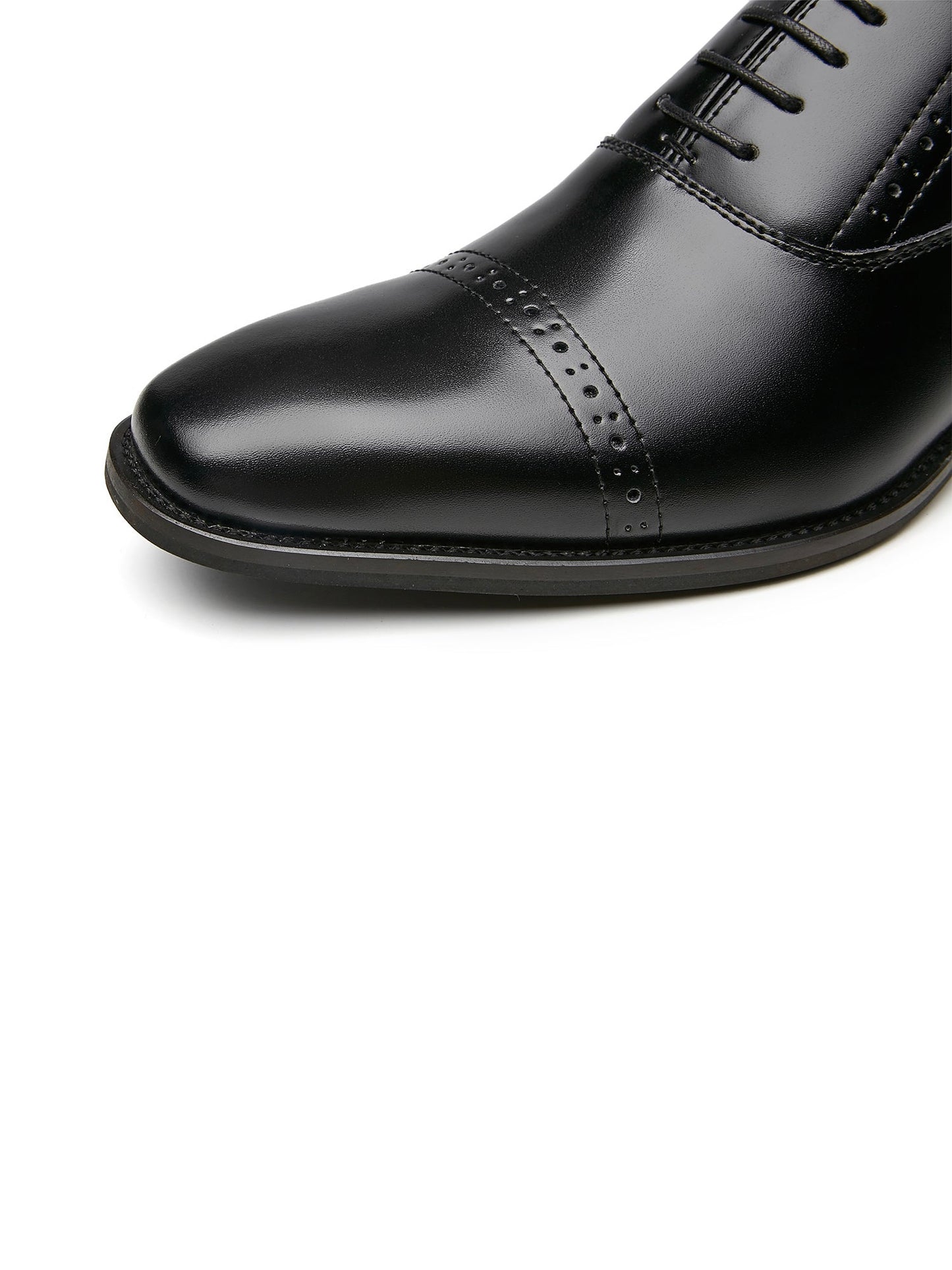 Leren schoenen - Heren - Cap toe en vetersluiting