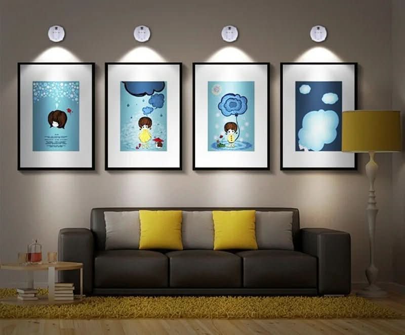 LED schijnwerper draadloos met afstandsbediening