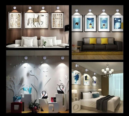 LED schijnwerper draadloos met afstandsbediening