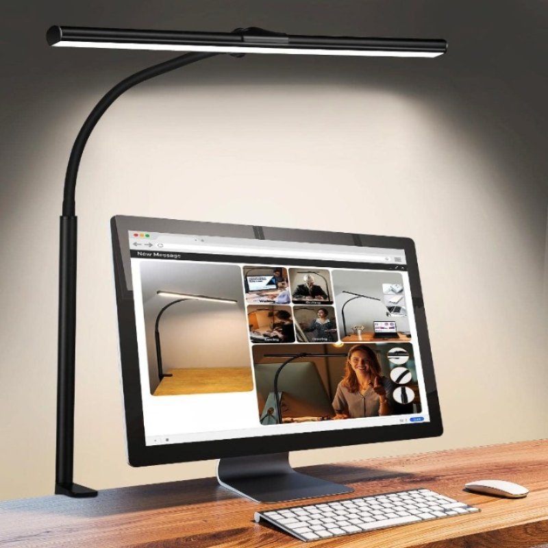 Taskbright LED Bureaulamp met Flexibele Hals en Drie Helderheidsniveaus